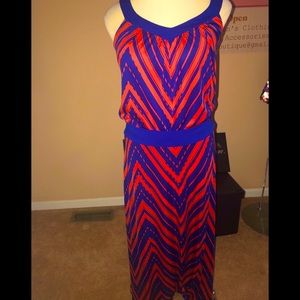 Orange and royal blue pairs well